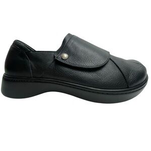 NAOT Lagoon Black Leather NWOB Shell Collection Orothic Comfort Shoe EU 41 US 10